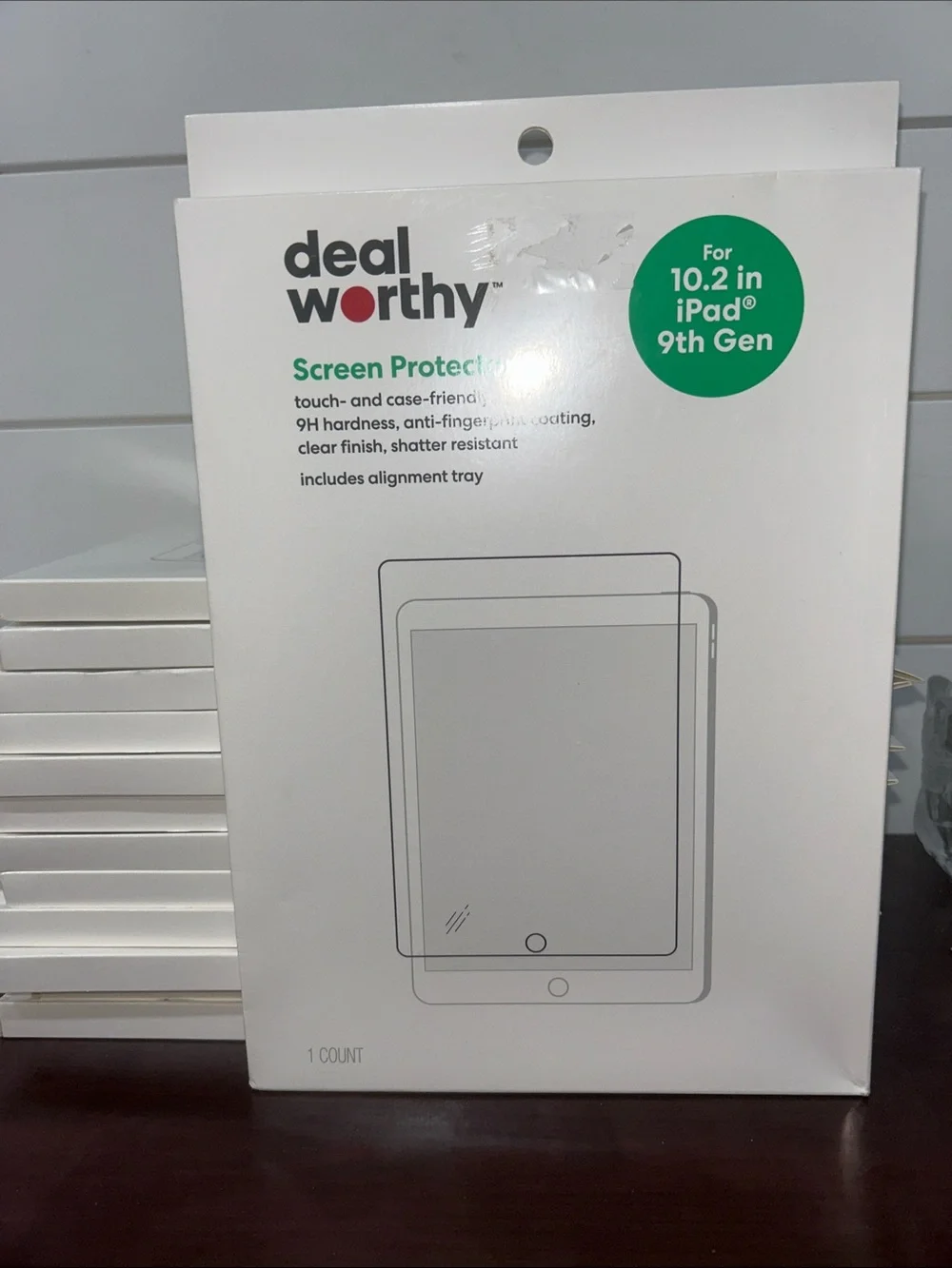 Deal Worthy Clear Screen Protector for 10.2in iPad (9th Gen) - Clear